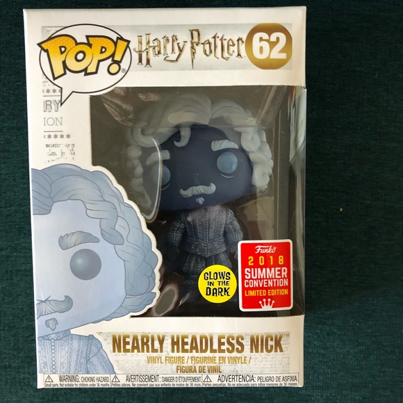 nearly headless nick funko pop glow in the dark